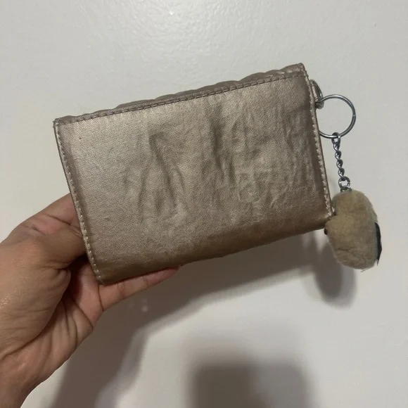 Pixi Kipling Metallic Wallet with Keychain - Picture 3 of 15